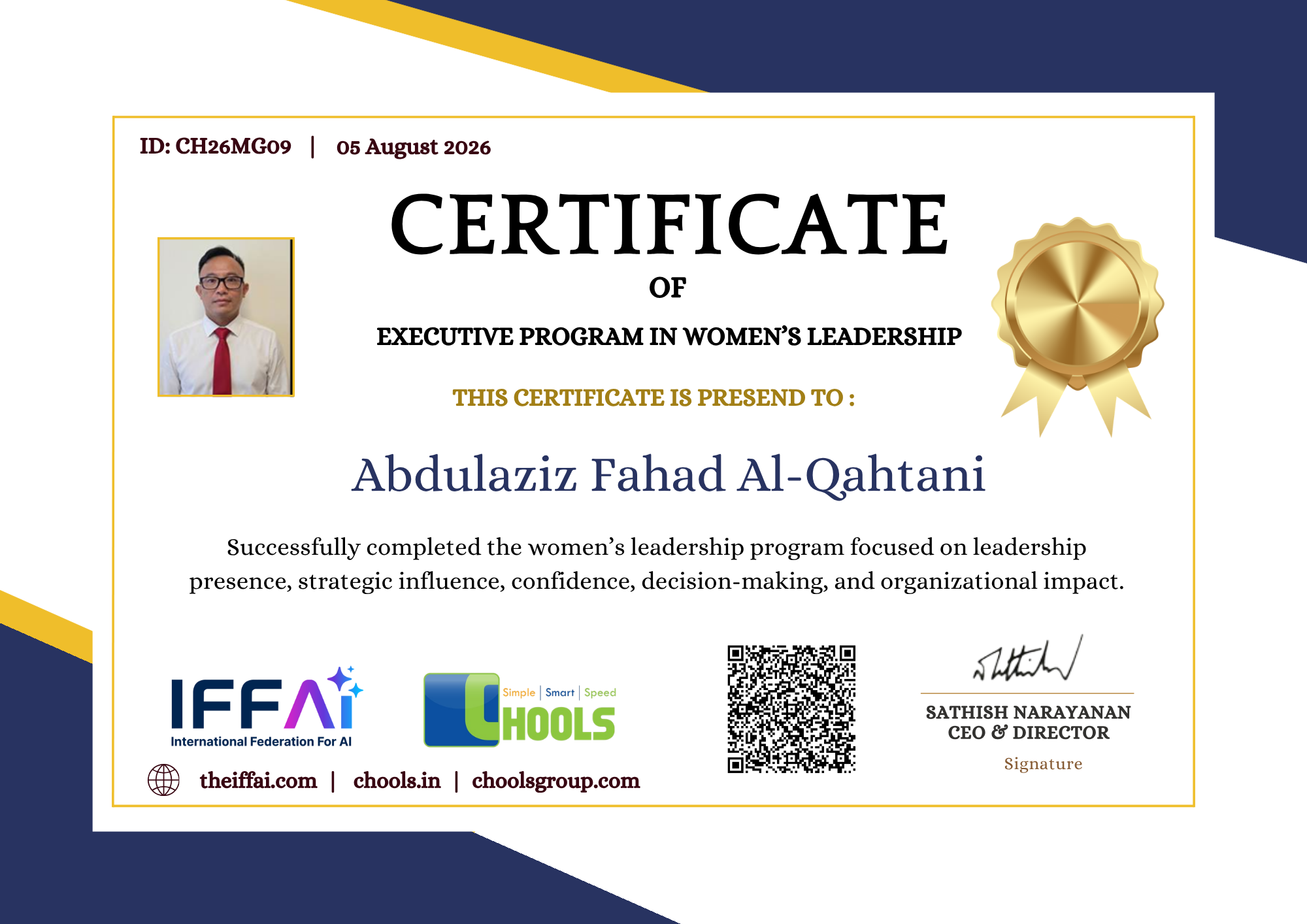 Management Programs Certificate